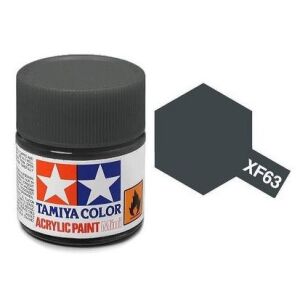 Tamiya XF-63 Acrylic Paint Mini Flat German Grey 10ml (81763) 146519473 - Akrilfesték