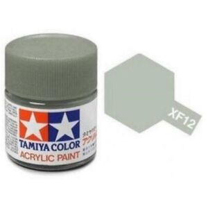 Tamiya XF-12 Acrylic Paint Mini Flat Japanese Navy Grey 10ml (81712) 146519475 - Akrilfesték