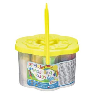 Moxy gyurma készlet vödörben 19 színnel, sárga Grafix 146519477 - Grafix