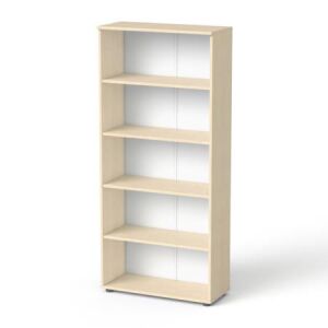 Szekrény, 5 rendező magas, nyitott, polcos, MAYAH "Freedom SV-02", juhar 146519614 - Nappali bútor