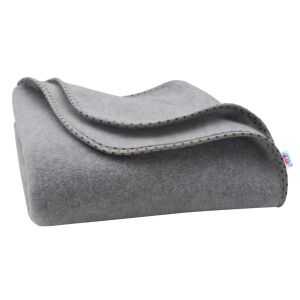 Gyerek fleece takaró New Baby 100x75 szürke csillagok 146519626 - Babatakaró