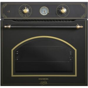 Hausberg HB-8055RST fekete-arany, rusztikus, beépíthető, sütőtér:57L, grill, légkeveréses sütő 146520945 - Sütő