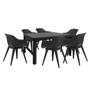 Dina 6+1 kerti bútor garnitúra szett 146521393 - Kerti étkezőgarnitúra