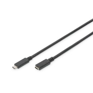 DIGITUS SuperSpeed UHD 4K 3.1 Gen2 USB Type-C hosszabbító kábel 2m 146521403 - Adatkábel