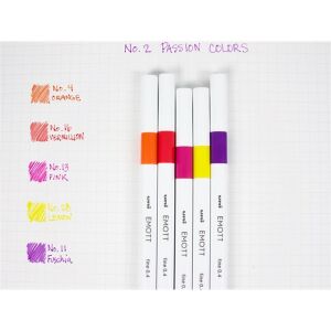 Uni Emott No.2 Passion Colors 5db-os vegyes színű tűfilc készlet 146521519 - Irodaszer & Írószer