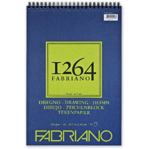 Fabriano 1264 Drawing 180g A3 50lapos spirálkötött rajztömb 146521554
