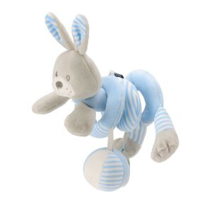 Spirálos játék kiságyra Baby Mix nyúl kék 146521683 - Babajáték