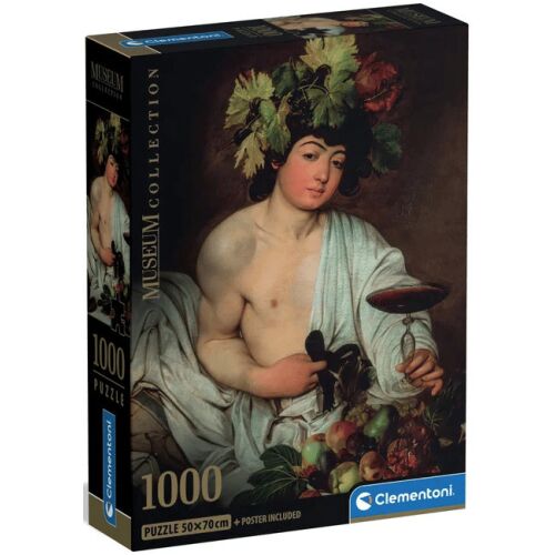Művészet Bacchus Caravaggio 1000 db-os Compact puzzle Clementoni 146521797