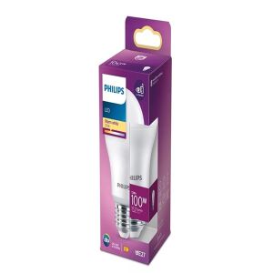 Philips 8720169326095 E27 100W matt meleg gömb alakú LED fényforrás 146522021 - Izzó