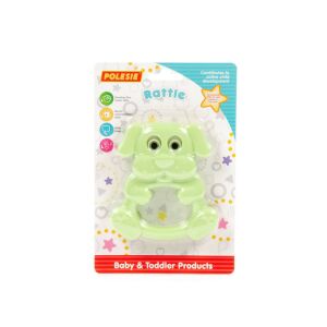 POLESIE műanyag csörgő KUTYA 146522236 - Babajáték