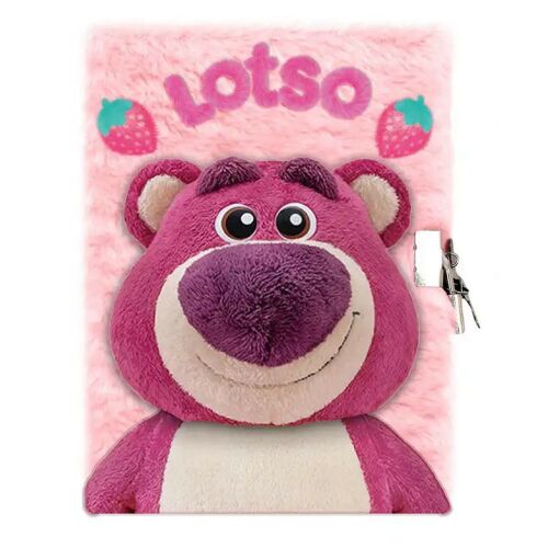 Disney Játékháború Lotso Strawberry 3D plüss A5 lakatos napló 146522508