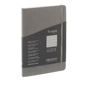 Fabriano Ecoqua Plus A5 80 lapos antracit vonalas notesz 146522539 - Notesz & Jegyzetfüzet