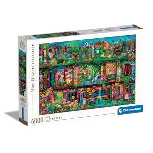 Könyvespolc Garden 6000 db-os puzzle Clementoni 146522840 - Puzzle & Kirakó