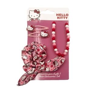Hello Kitty Pink nyaklánc és hajkiegészítő szett 146523030 - Hajcsat, hajráf