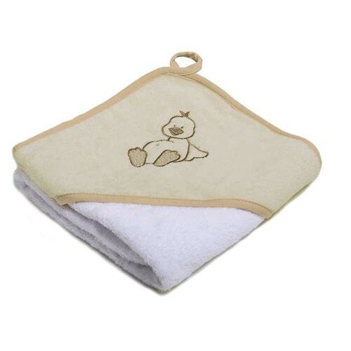 Stella fürdõlepedõ hímzett 80x80cm drapp-fehér kacsa 146523091