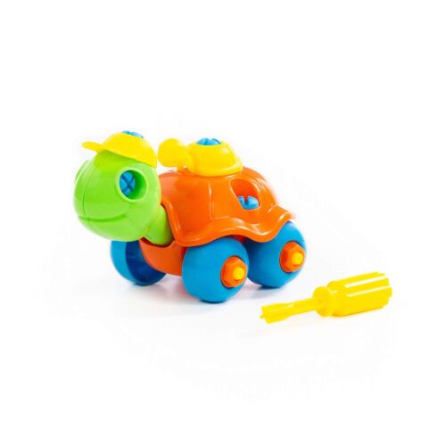 POLESIE műanyag szerelhető TEKNŐS csavarhúzóval NARANCS 146523666