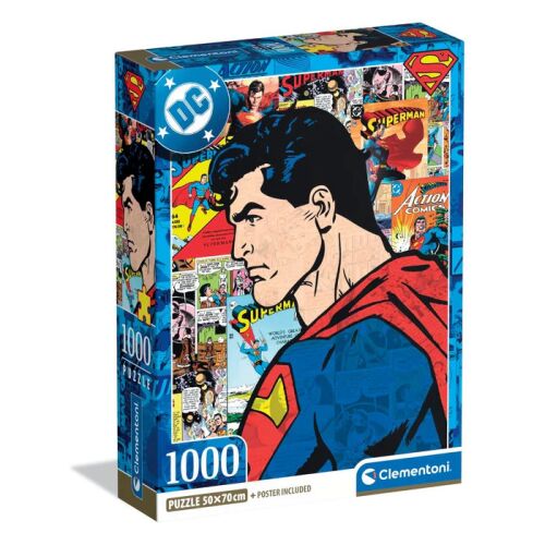 Superman Comic 1000 db-os Compact puzzle Clementoni 146523943