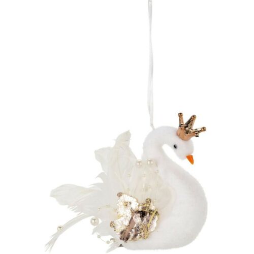Hattyú Dekoratív Függő 17Cm Gyöngyszárnyak 146525852