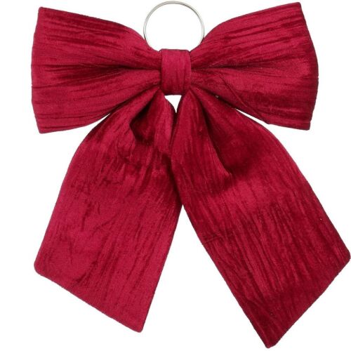 Dekoratív Bordó Masni 32X40X3Cm Csillámmal 146525999