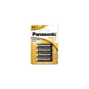 PANASONIC Alkaline Power 1,5 V alkáli AA elem (4db/cs) 146527710 - Elem & akkumulátor