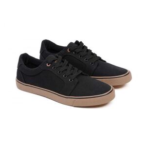 Fox black canvas shoe = sz 10 / 44 146529303 - Férfi papucs