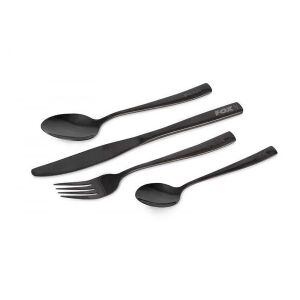 Cookware black stainless cutlery set 146529061 - Evőeszköz készlet