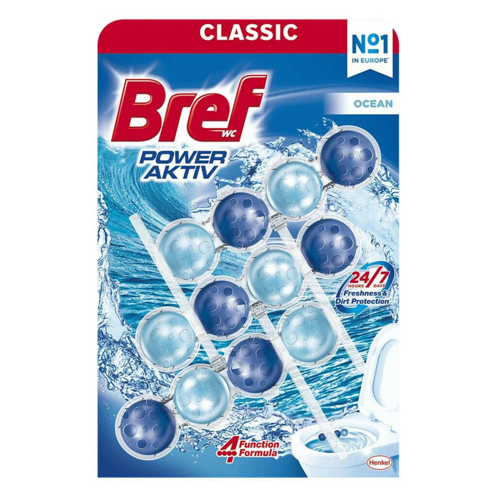Bref Power Active Toalete Cleaner Juicy Lemon 3x50g