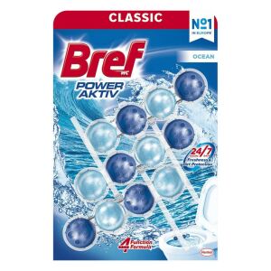 Bref Power Aktív Wc Ocean 3x50g 146529561 - Почистващи продукти