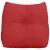 vidaXL Hátpárna Piros 45 x 24 x 50 cm szövet 146534792