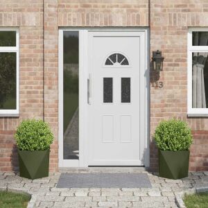 vidaXL Növénytartó 2 pcs Olajzöld 40 x 40 x 40 cm Acél 146535339 - Kert