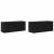 vidaXL Fali TV szekrény szett 2 pcs Fekete tölgy 100 x 34,5 x 40 cm 146536162