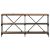 vidaXL Konzolasztal polcokkal Öreg fa 160 x 30 x 75 cm Faanyag 146538494