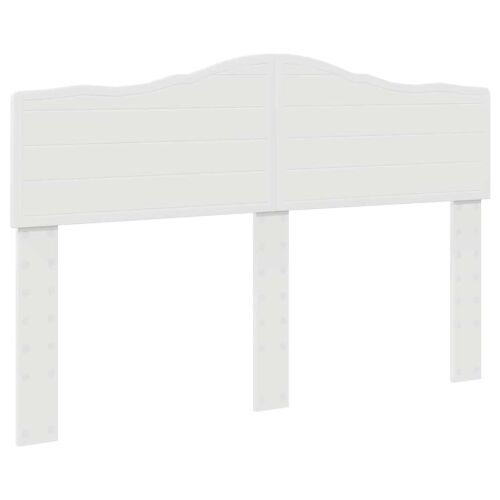 vidaXL Fehér Fa Fejtámla 140 cm, Modern Hálószoba Bútor - Ágytámla