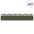 vidaXL Gyepszegélyek 20 pcs Olajzöld 103 x 0,05 x 22 cm Acél 146540333