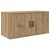 vidaXL Fali TV szekrény szett 3 pcs Artisan tölgy 80 x 34,5 x 40 cm 146540902