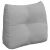 vidaXL Hátpárna Felhőszürke 60 x 24 x 50 cm szövet 146540906