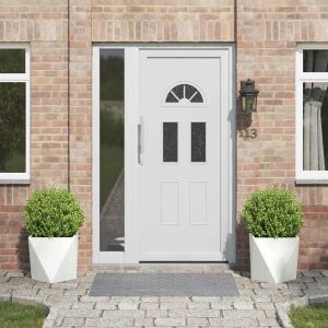 vidaXL Növénytartó 2 pcs Fehér 40 x 40 x 40 cm Acél 146541667 - Kert