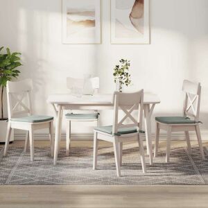 vidaXL Ülőpárnák 4 pcs Világosszürke 40 x 40 x 3 cm Bársony 146542974 - Kert