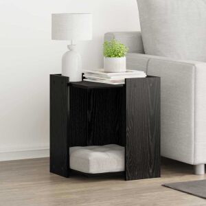 vidaXL Macska Alomtálca Bútor Fekete tölgy 42 x 42 x 51 cm Faanyag 146543367 - Állattartás