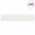 vidaXL Gyepszegélyek 30 pcs Fehér 103 x 0,05 x 22 cm Acél 146544140