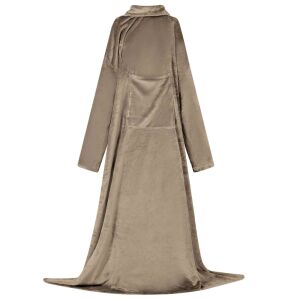 vidaXL Hanorac pătură Culoare Cămilă Flanelă 146544653 - Pături