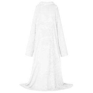 vidaXL Takaró pulóver Fehér Flanell 146544668 - Pléd