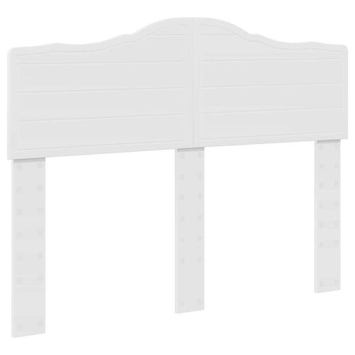 vidaXL Fehér fa fejtámla fejtámlával 135 cm - Ágytámla