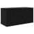 vidaXL Fali TV szekrény szett 2 pcs Fekete tölgy 80 x 34,5 x 40 cm 146550670