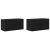 vidaXL Fali TV szekrény szett 2 pcs Fekete tölgy 80 x 34,5 x 40 cm 146550670