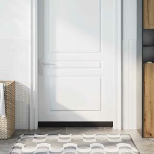 vidaXL Öntapadó ajtó kefe tömítések 12 pcs Fekete 100 cm 146550680 - Tömítőszalag