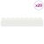 vidaXL Gyepszegélyek 20 pcs Fehér 103 x 0,05 x 22 cm Acél 146551051