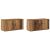 vidaXL Fali TV szekrény szett 2 pcs Öreg fa 80 x 34,5 x 40 cm Faanyag 146552476