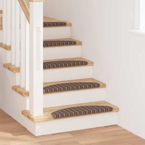 vidaXL Mochete autocolante pentru scară 15 pcs Maro 65 x 21 x 4 cm 146552870 - Decorațiuni