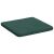 vidaXL Ülőpárnák 4 pcs Sötétzöld 40 x 40 x 3 cm Bársony 146555982